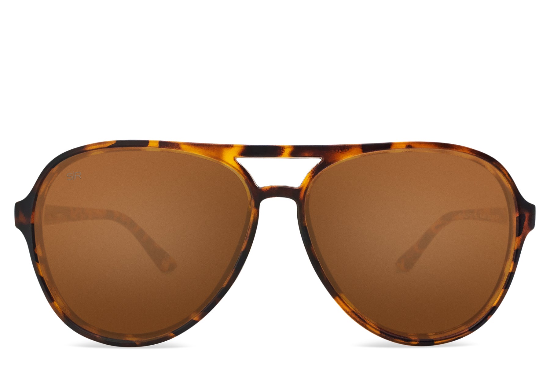Alternative view of Aviator Crossover    Amber Tortoise Polarized
